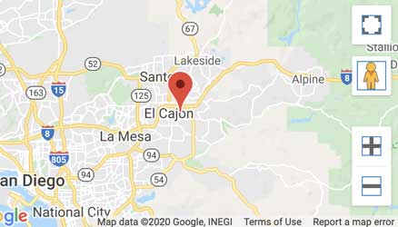 The Location of  1090 E. Main St., El Cajon location